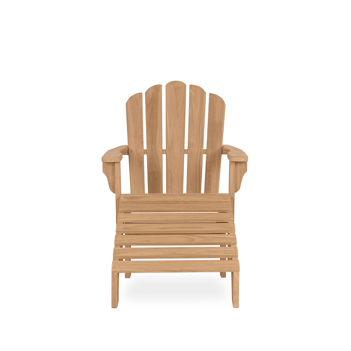 Adirondack Lounge Chair & Footstool - Lume Outdoor Living