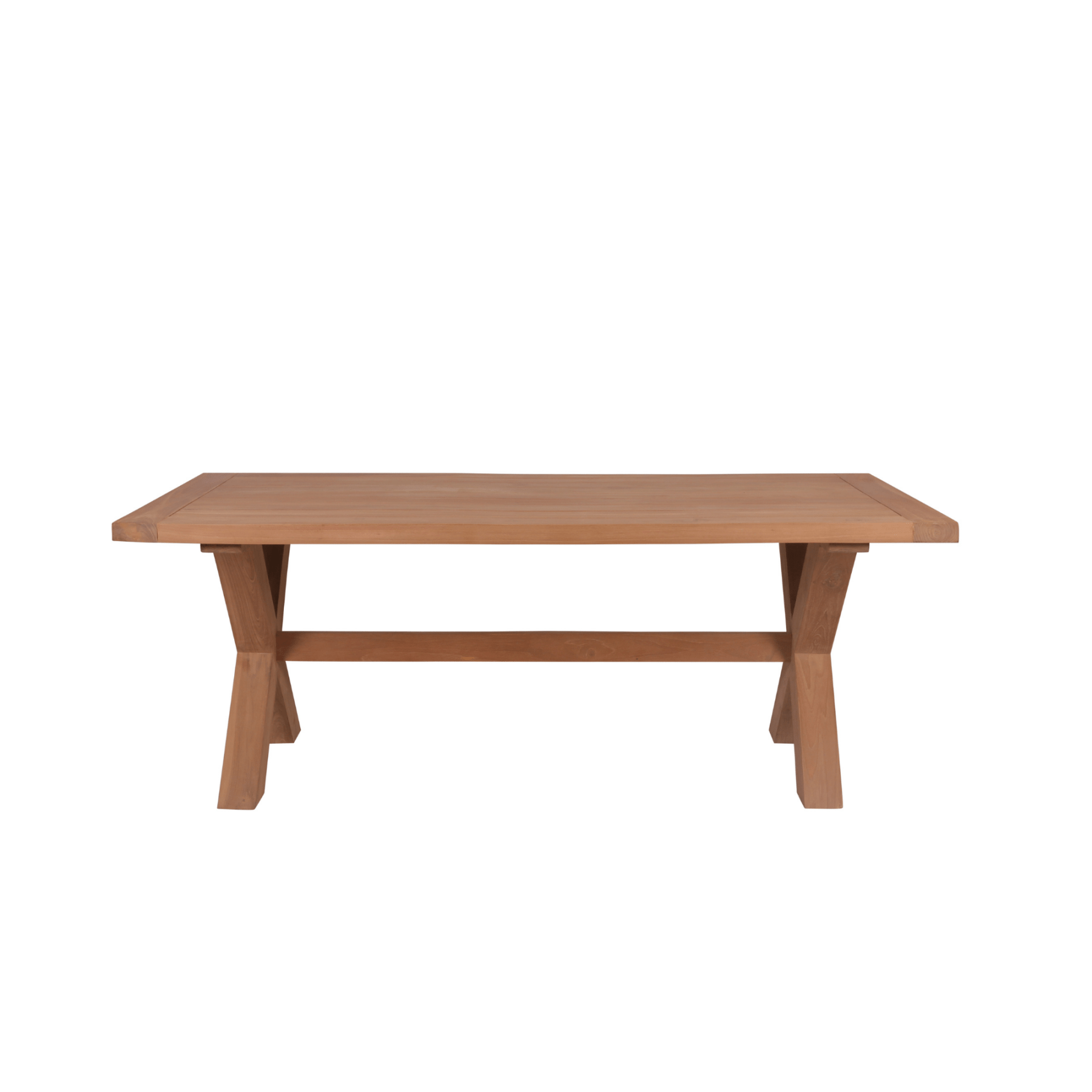 Alexander teak bench outdoor dining setting 240cm - Lume Outdoor Living