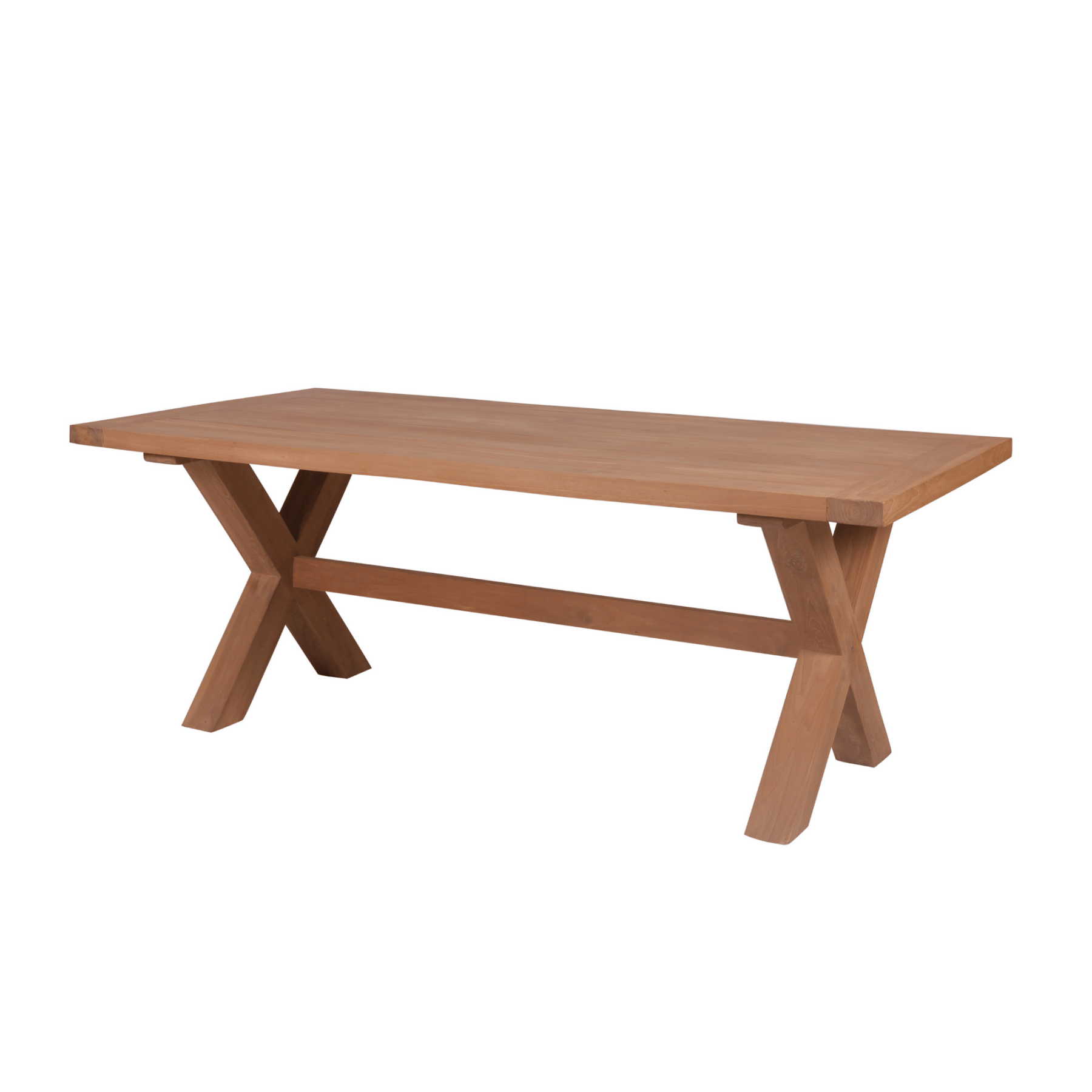 Alexander teak table with 8 Flinders teak chairs - 9pce outdoor dining setting - Lume Outdoor Living