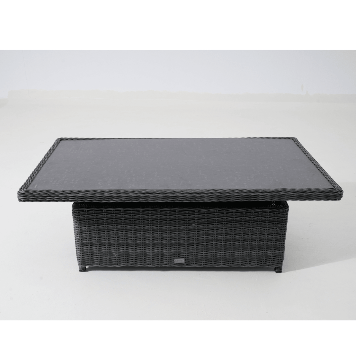 Anglesea Adjustable Height 140x80cm Table - Castle Grey - Lume Outdoor Living