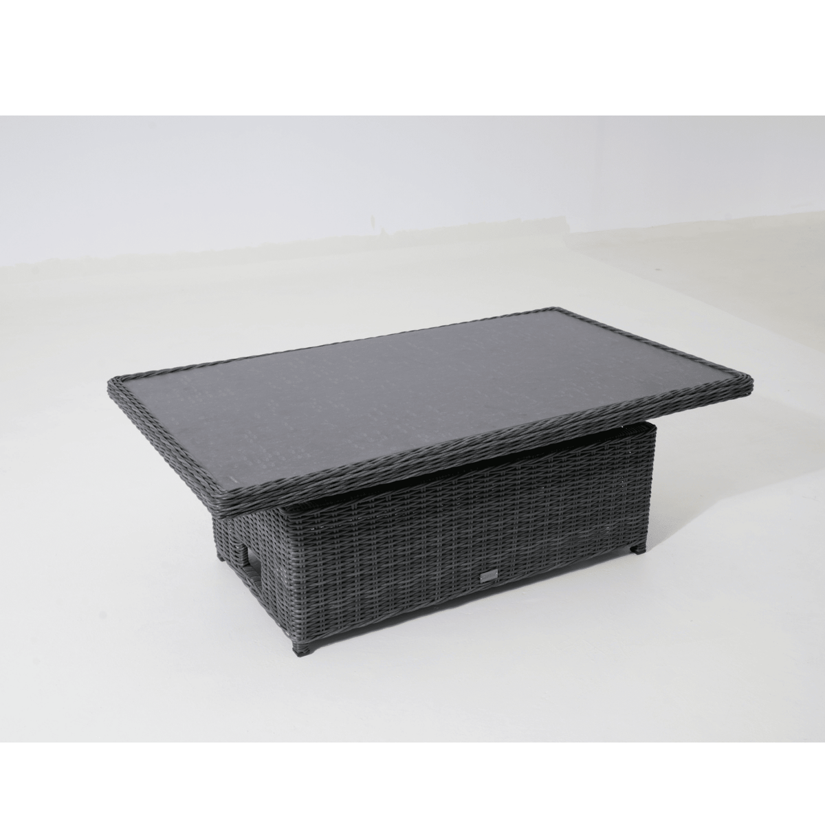 Anglesea Adjustable Height 140x80cm Table - Castle Grey - Lume Outdoor Living
