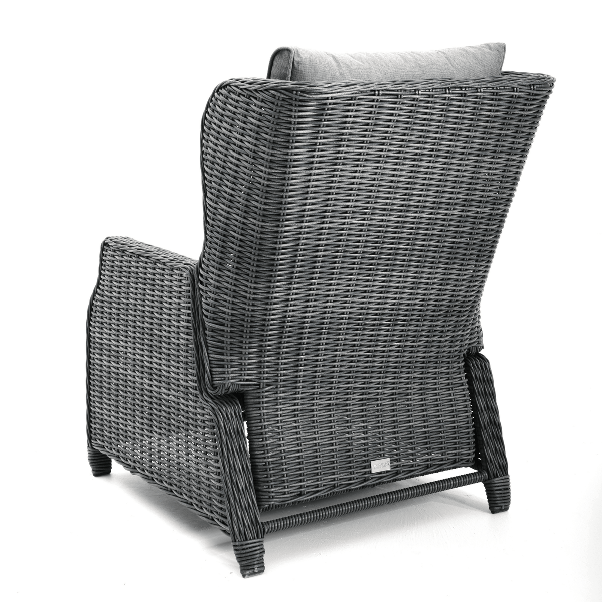 Anglesea Recliner 4pce Lounge Setting with Adjustable Height Table - Castle Grey - Lume Outdoor Living