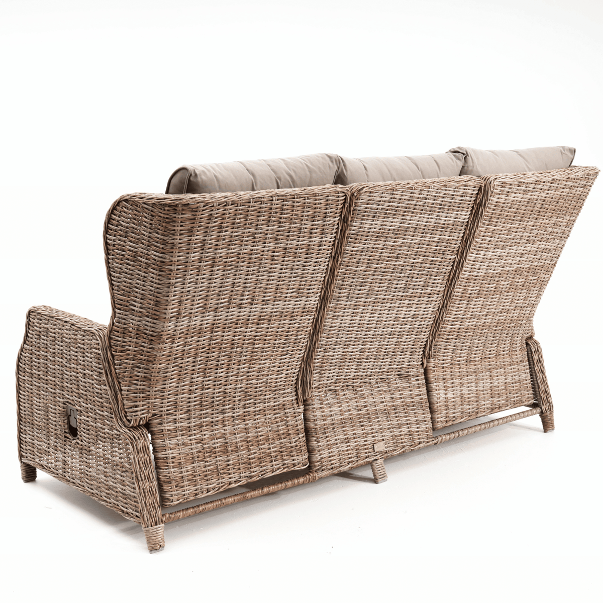 Anglesea Recliner 4pce Lounge Setting with Adjustable Height Table - Marina - Lume Outdoor Living