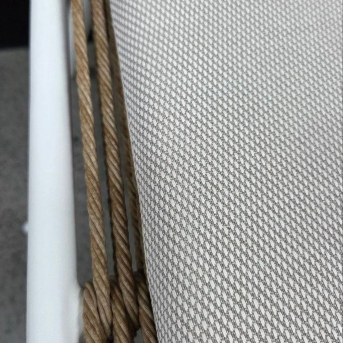 Arona Armless Dining Chair - White - Lume Outdoor Living