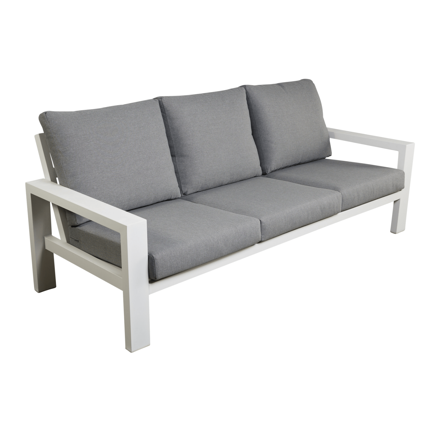 Aspen 5 piece Outdoor Lounge Set - White - Lume Outdoor Living