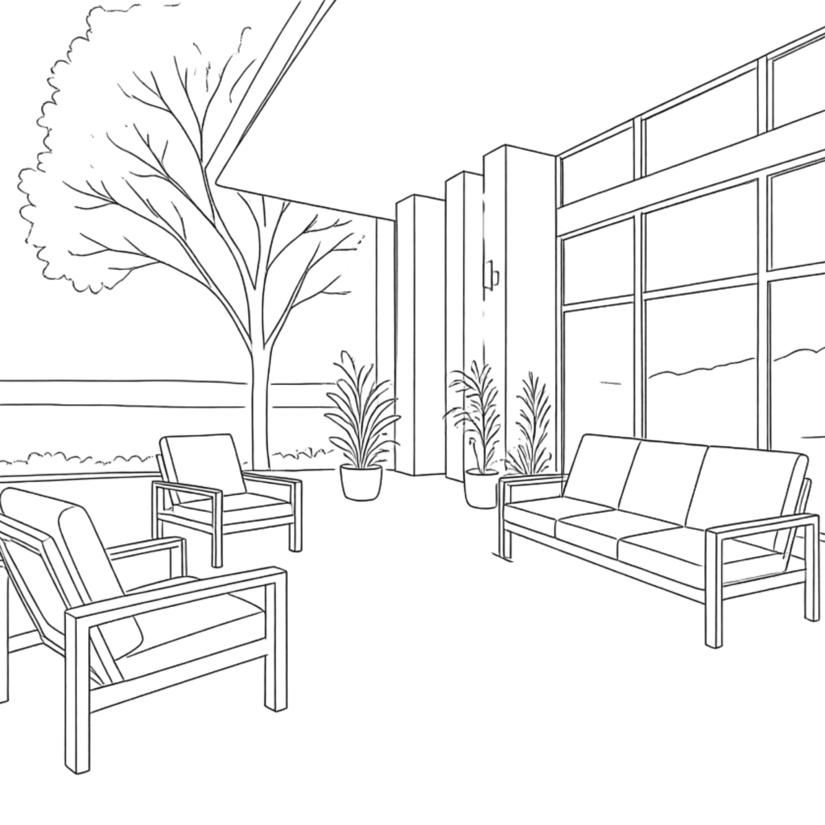 Aspen Teak Detail 3pce Lounge Setting - Charcoal/Charcoal Texture - Lume Outdoor Living