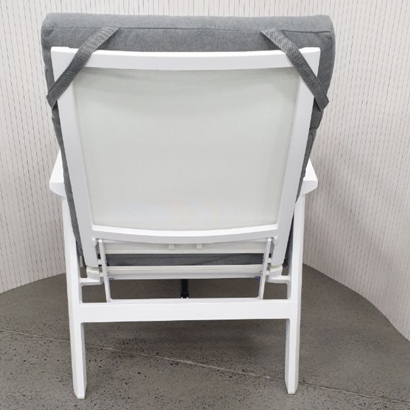 Ballina Outdoor Recliner Chair - white