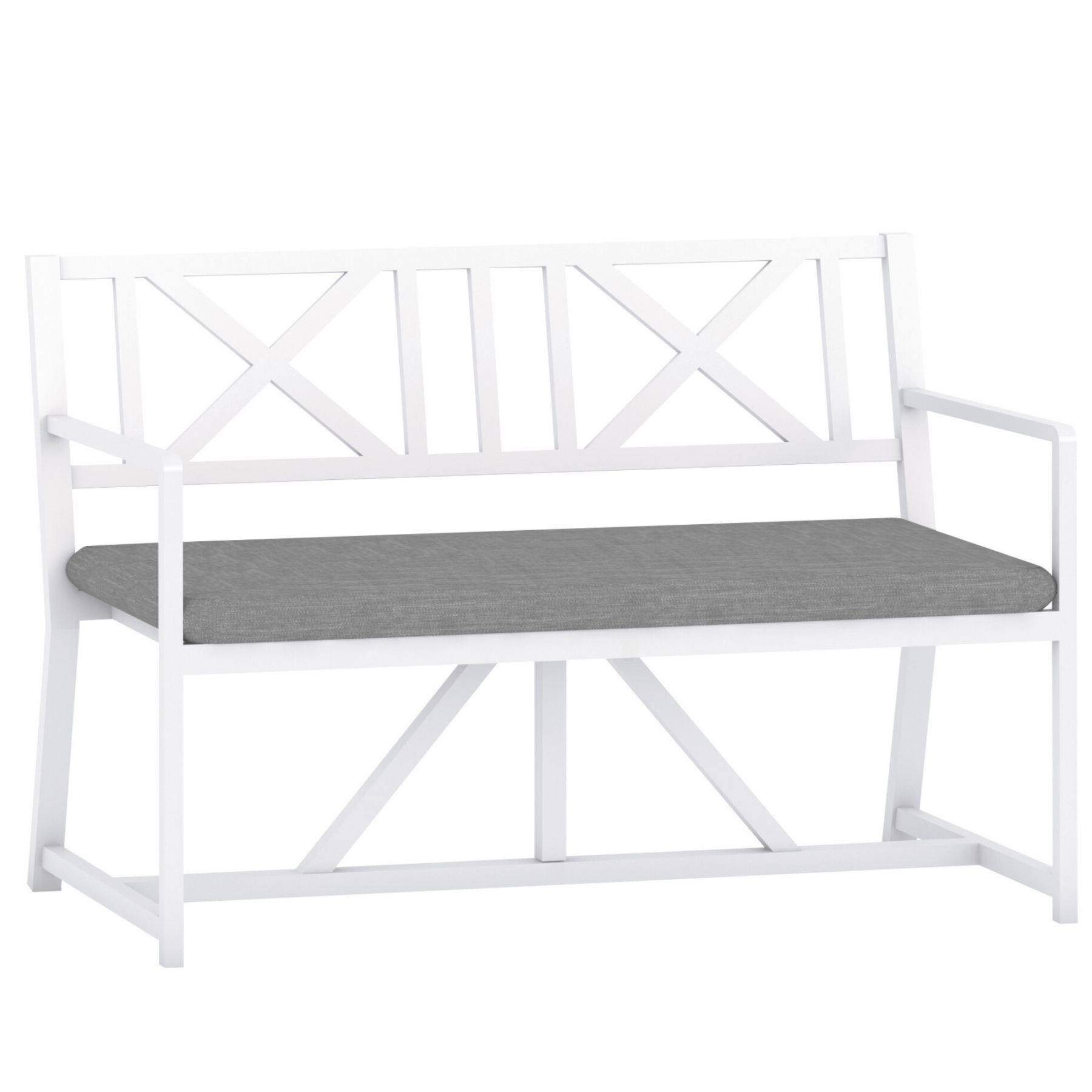 Bridgeport Aluminium Bench 127cm - Lume Outdoor Living