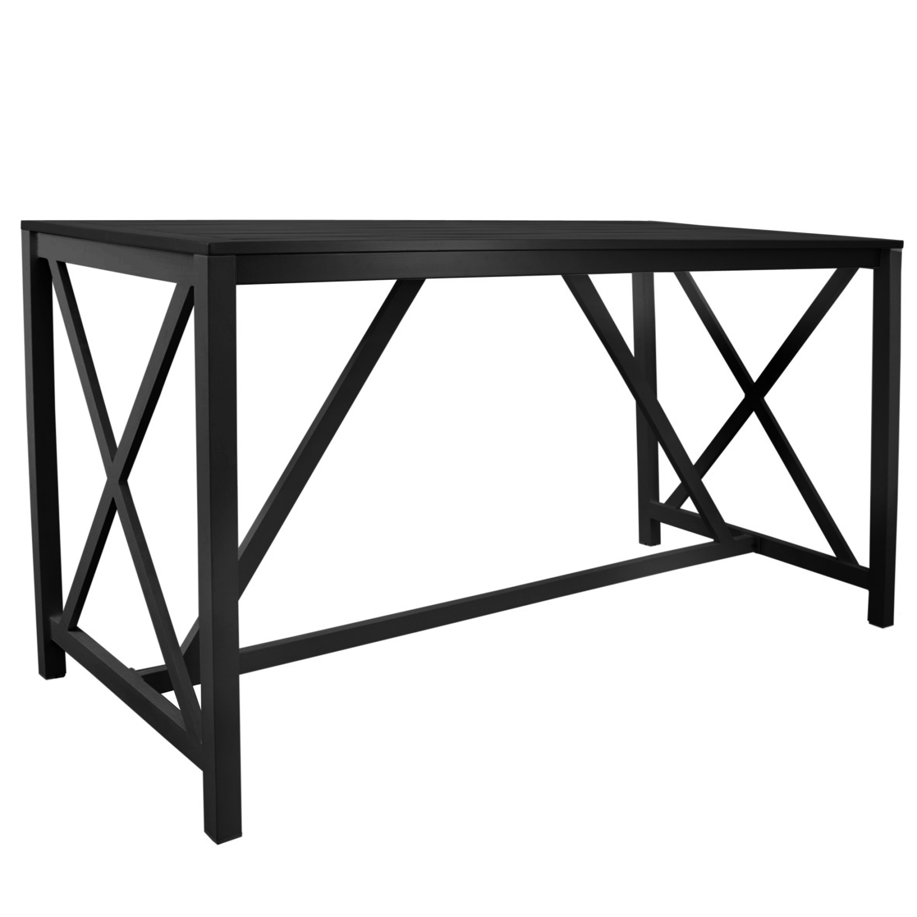 Bridgeport outdoor bar table - black - Lume Outdoor Living