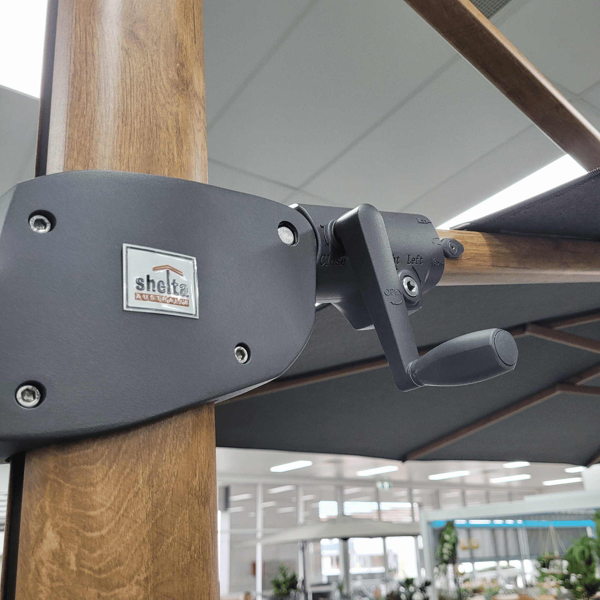 Capella 300cm Square Cantilever Umbrella by Shelta