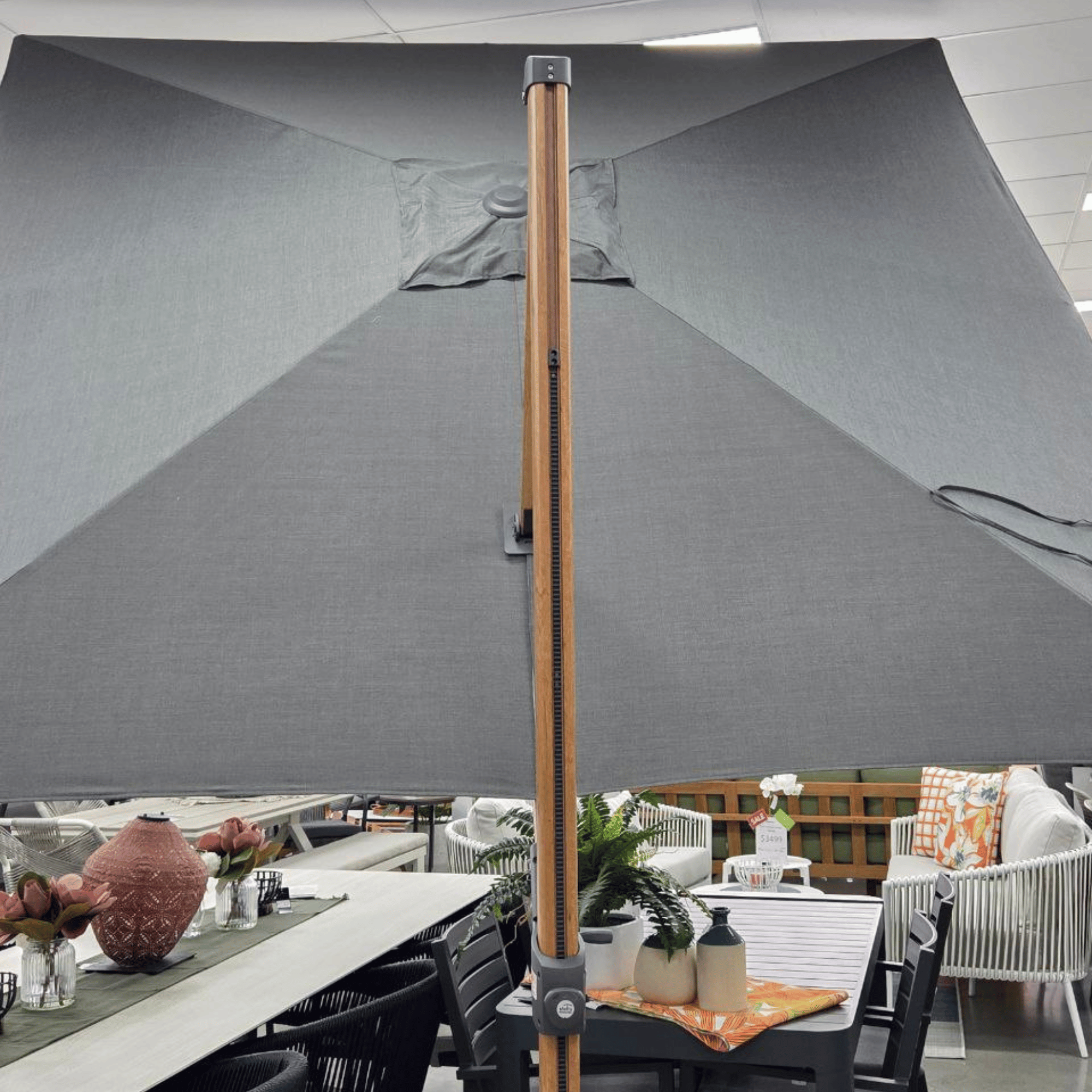 Capella 300cm Square Cantilever Umbrella by Shelta