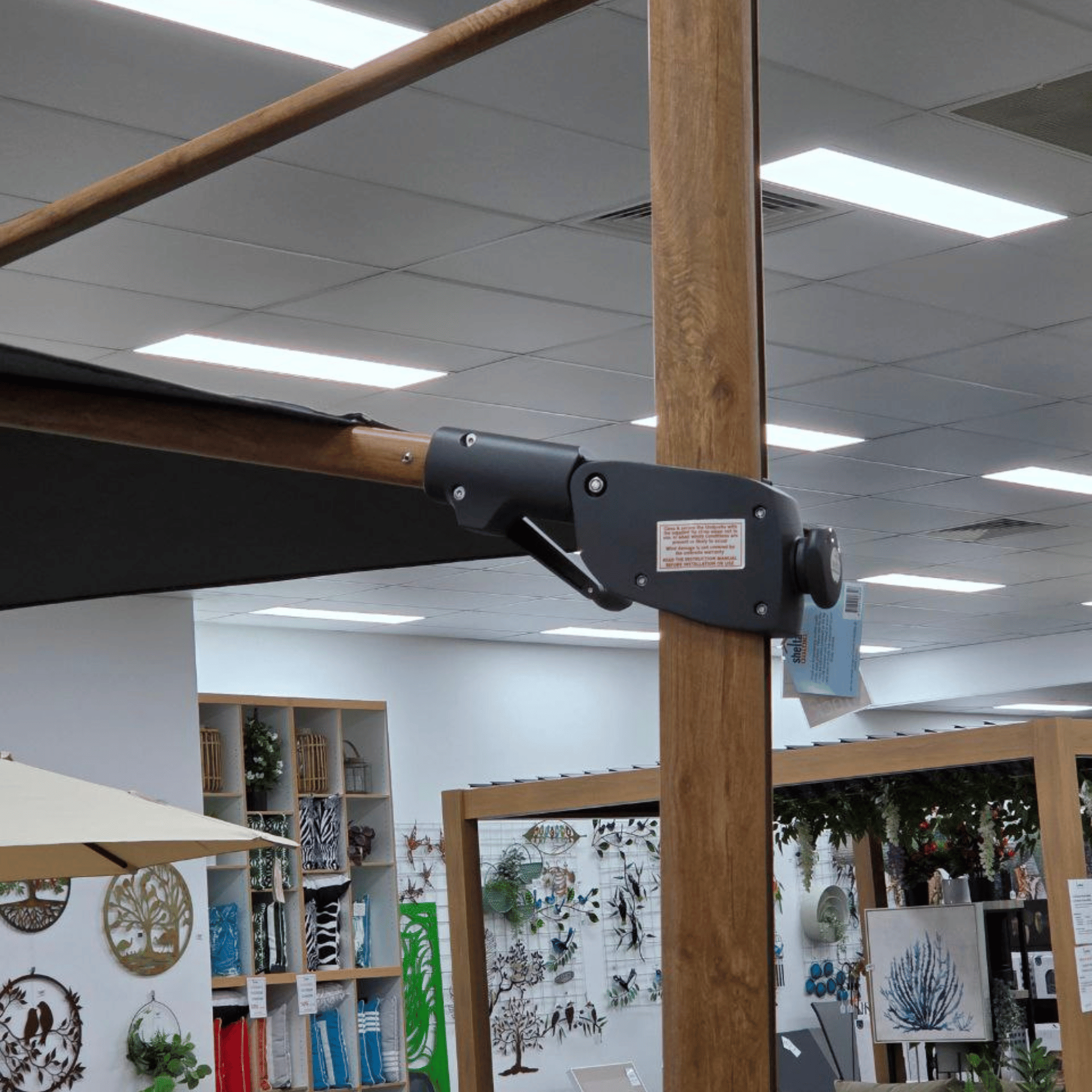 Capella 300cm Square Cantilever Umbrella by Shelta