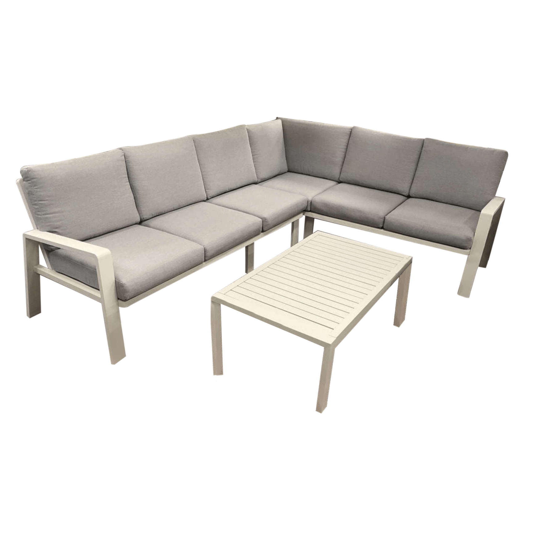 Carrington outdoor corner lounge and coffee table set - Lume Outdoor Living