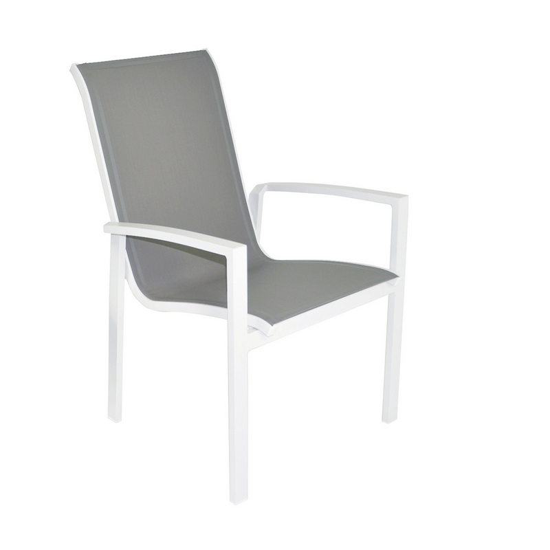 Castella aluminum outdoor dining chair 