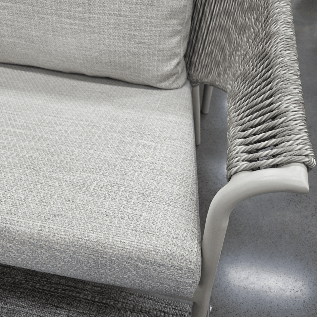 Celia 4pce Lounge Setting - Ivory/Dove Grey - Lume Outdoor Living