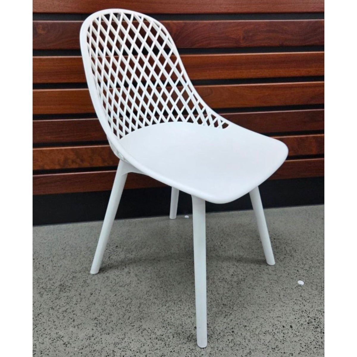Cosmos Dining Chair – White - Lume Outdoor Living