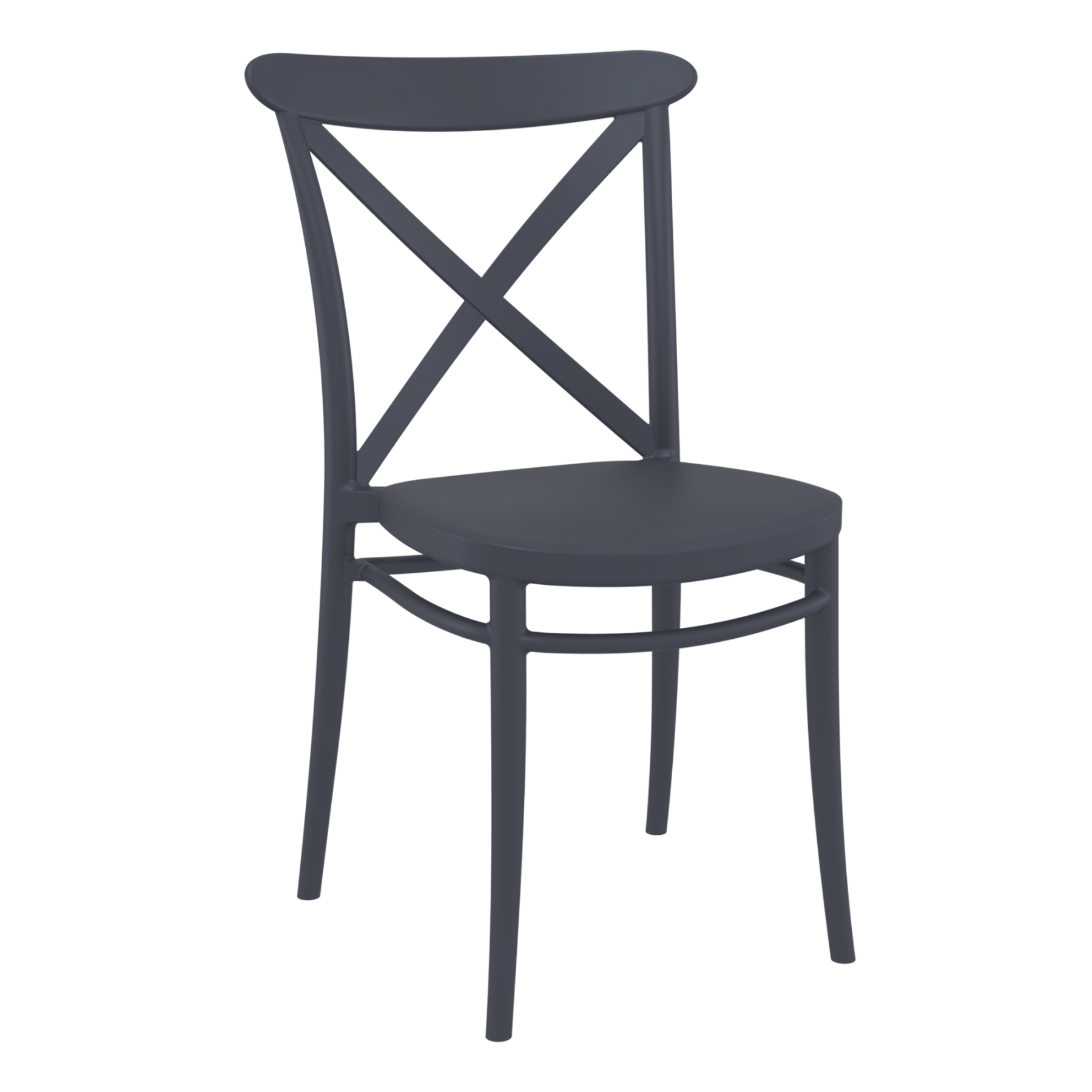 Cross Resin Outdoor Dining Chair - 5 colour options - Lume Outdoor Living