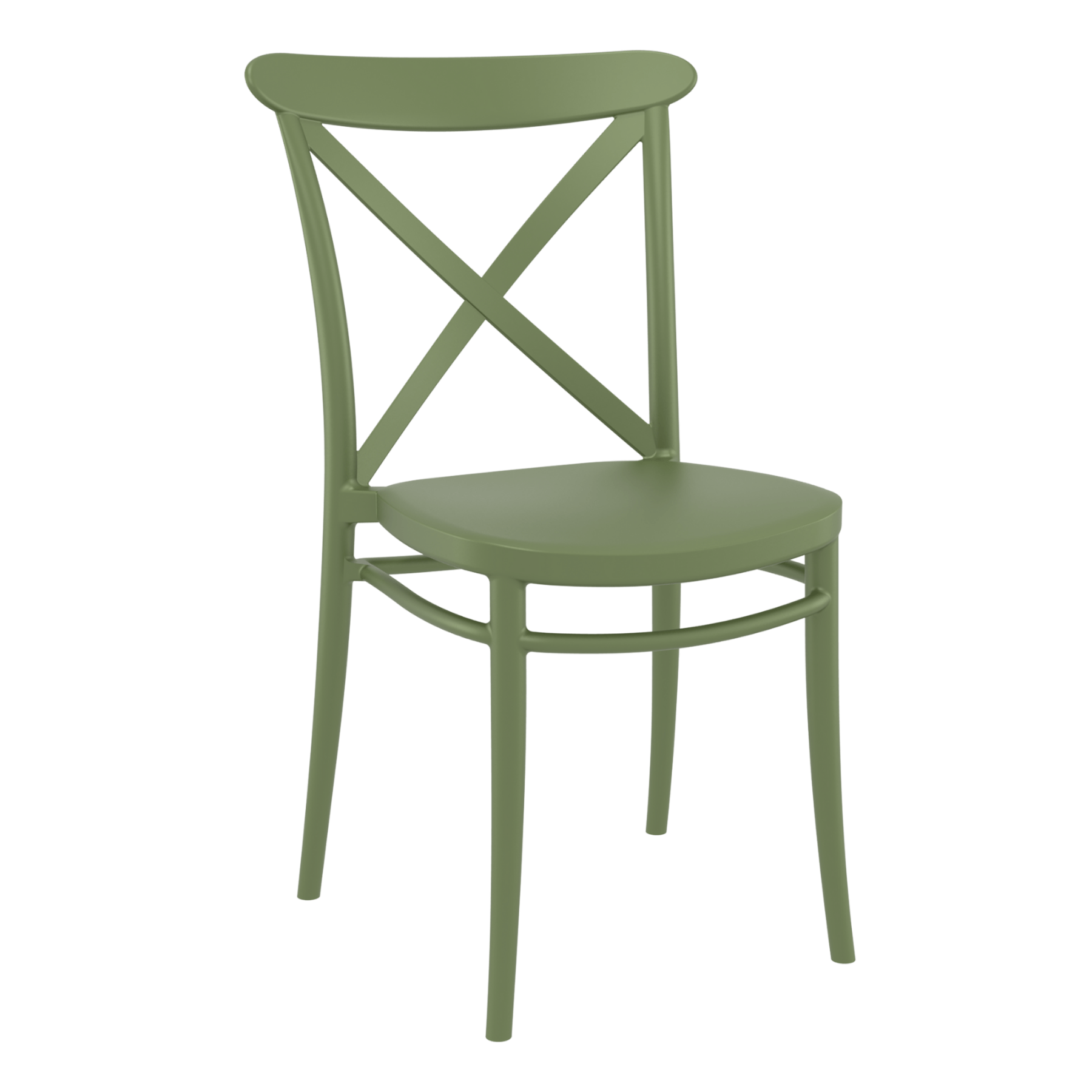 Cross Resin Outdoor Dining Chair - 5 colour options - Lume Outdoor Living