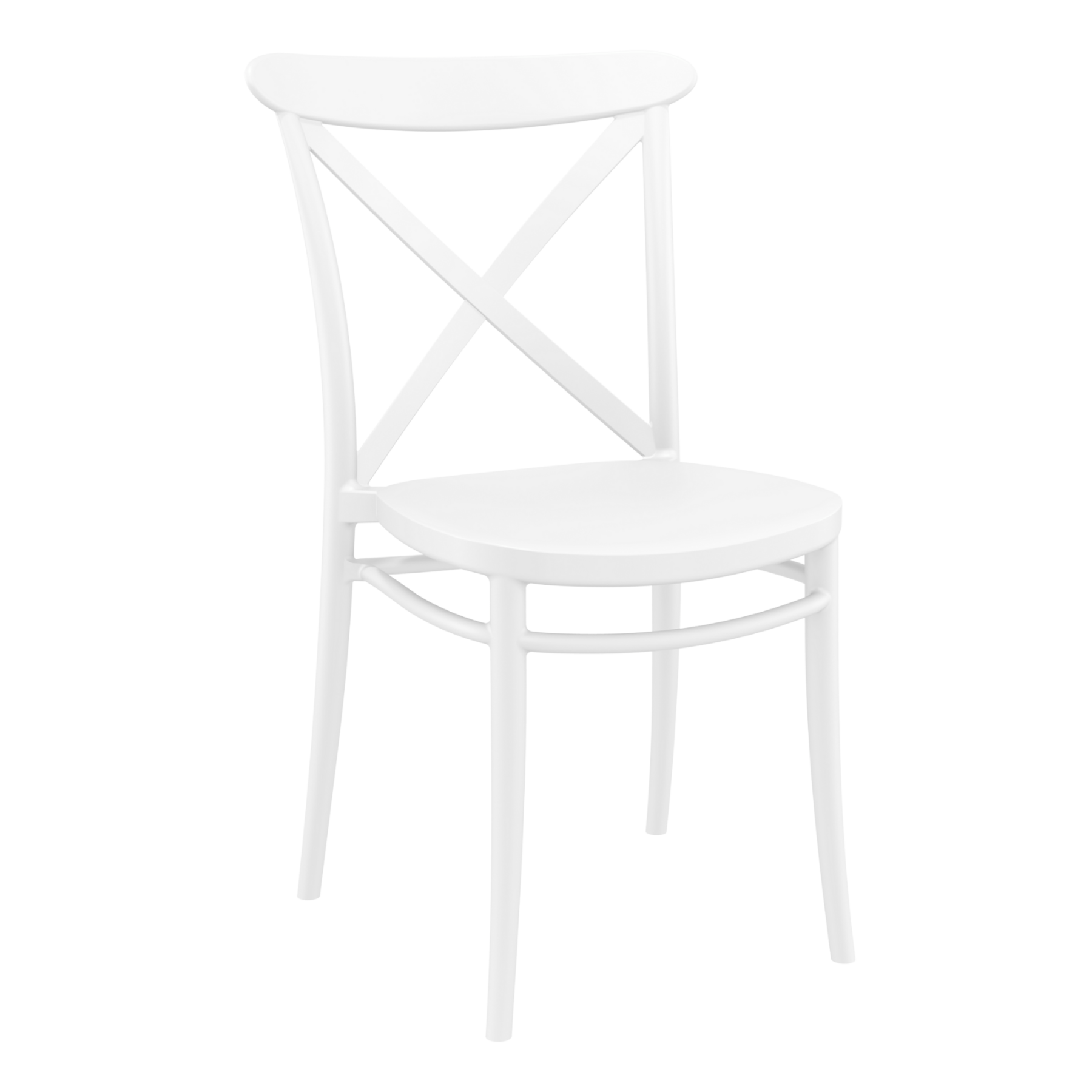 Cross Resin Outdoor Dining Chair - 5 colour options - Lume Outdoor Living