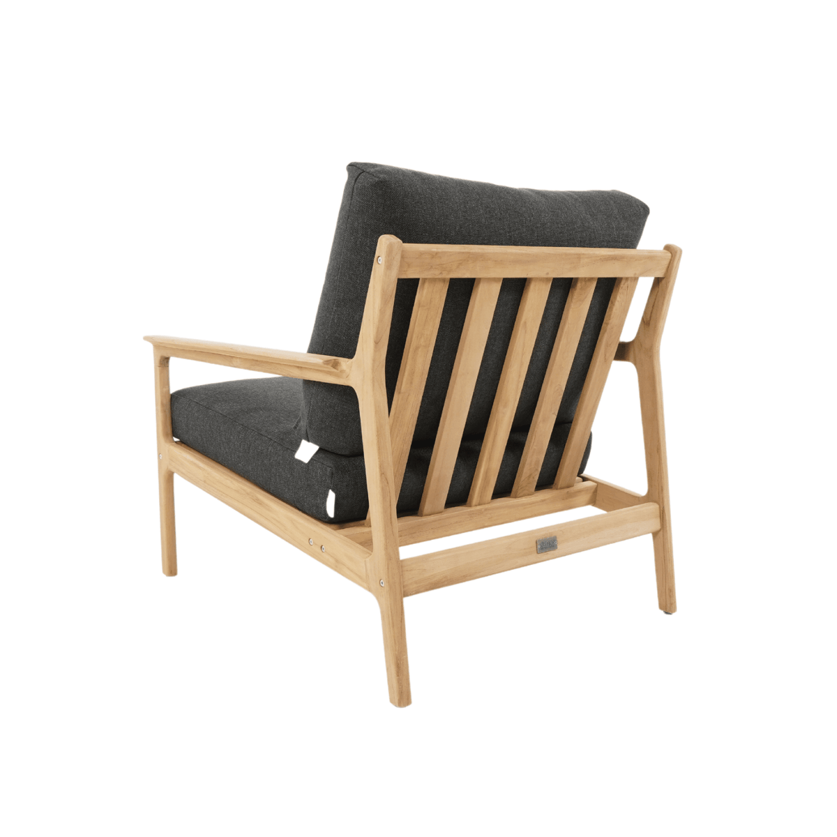 Cuba Single Lounge Chair - Black - Lume Outdoor Living