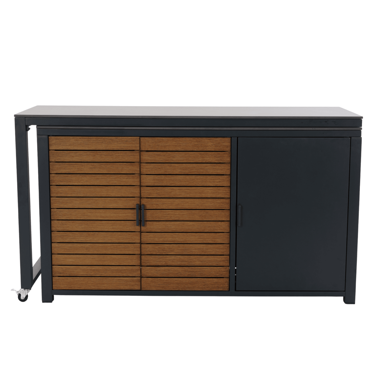 Cucina Aluminium Swivel Outdoor Storage Workstation - Floor Stock Local Delivery Only - Lume Outdoor Living