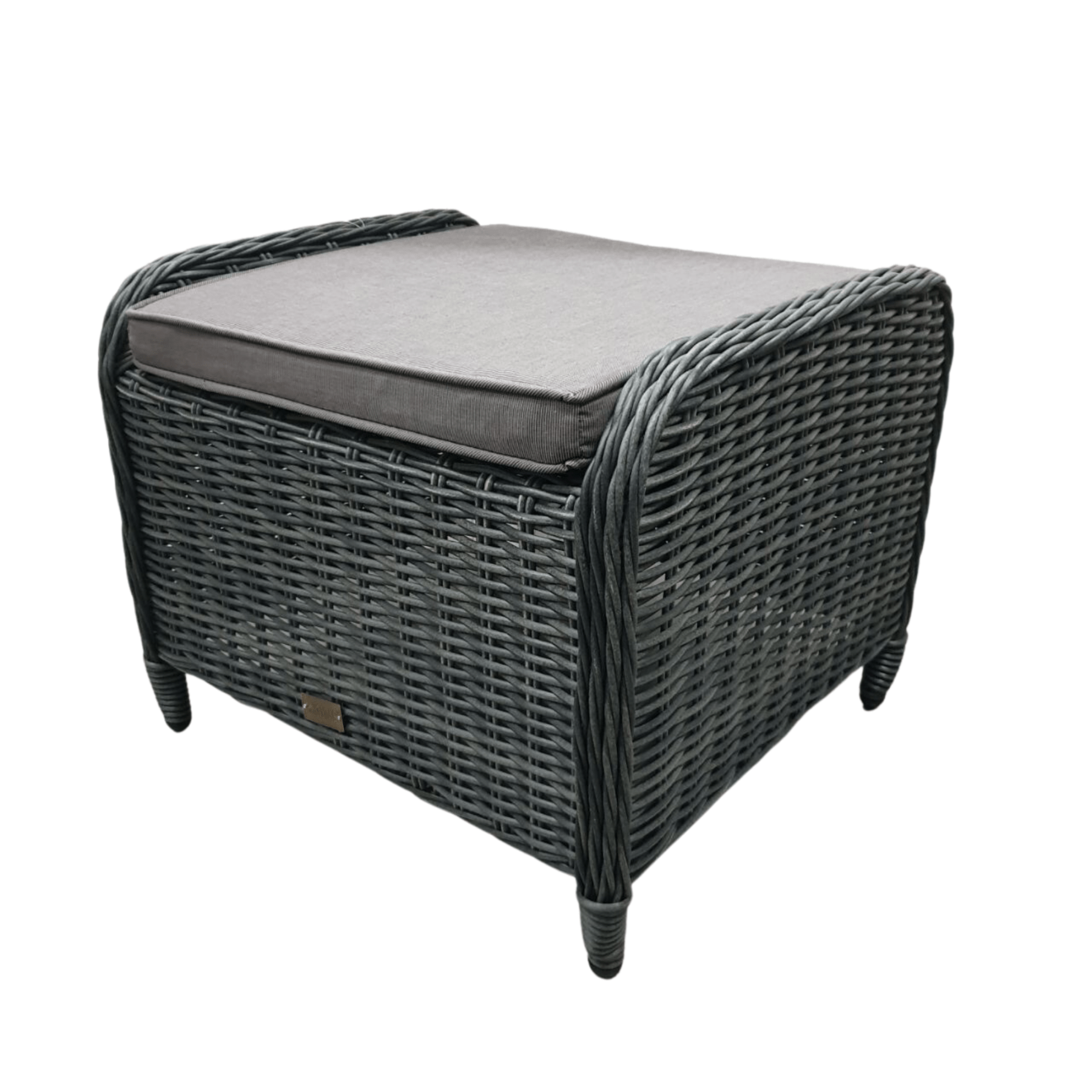 Eldorado Wicker Outdoor Ottoman - 3 colour options - Lume Outdoor Living