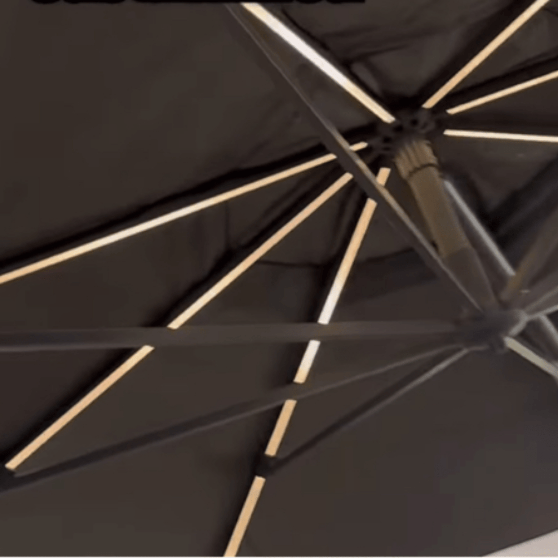 Emery Cantilever Umbrella octagonal 330cm with LED - Lume Outdoor Living