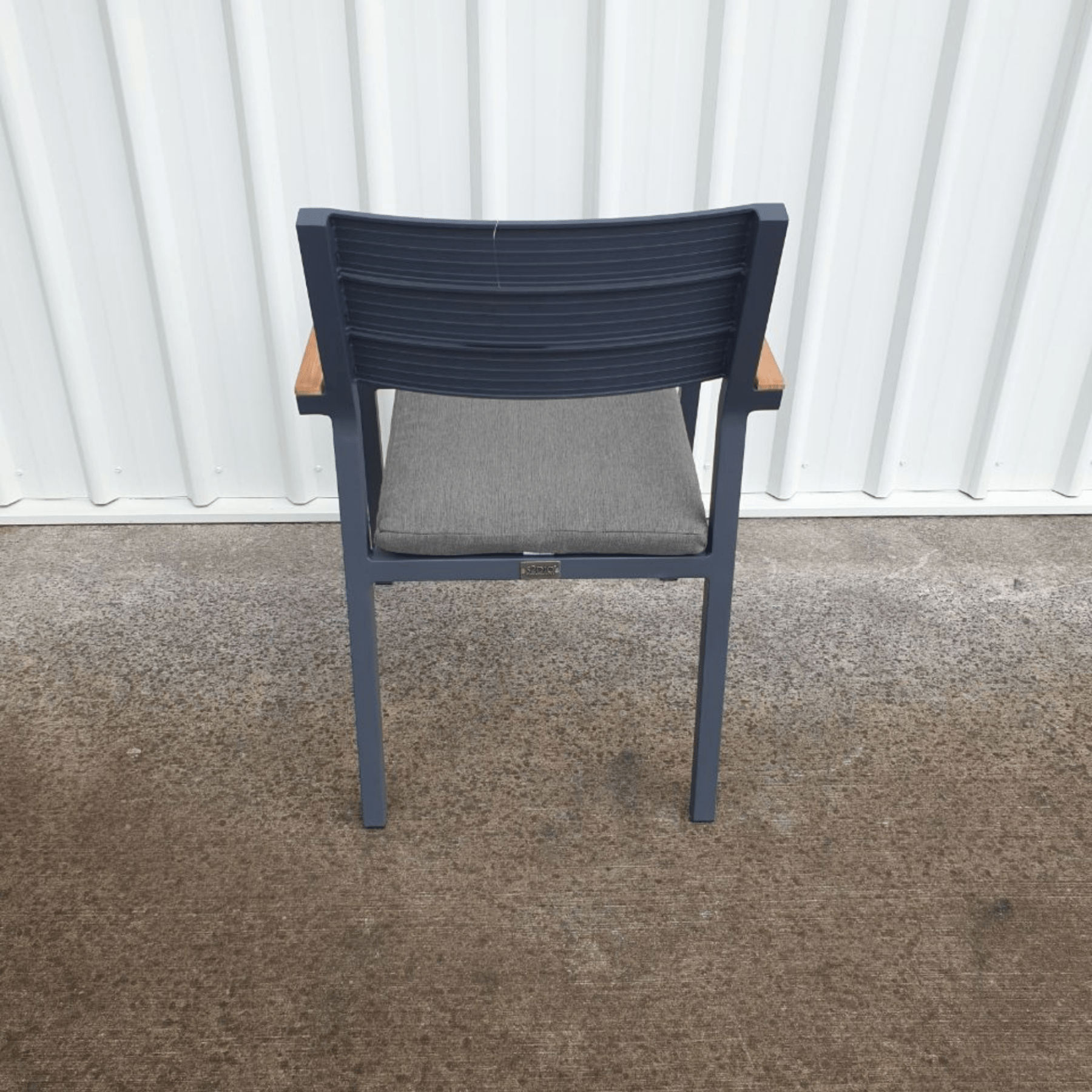 Essex outdoor dining chair - grey - Lume Outdoor Living