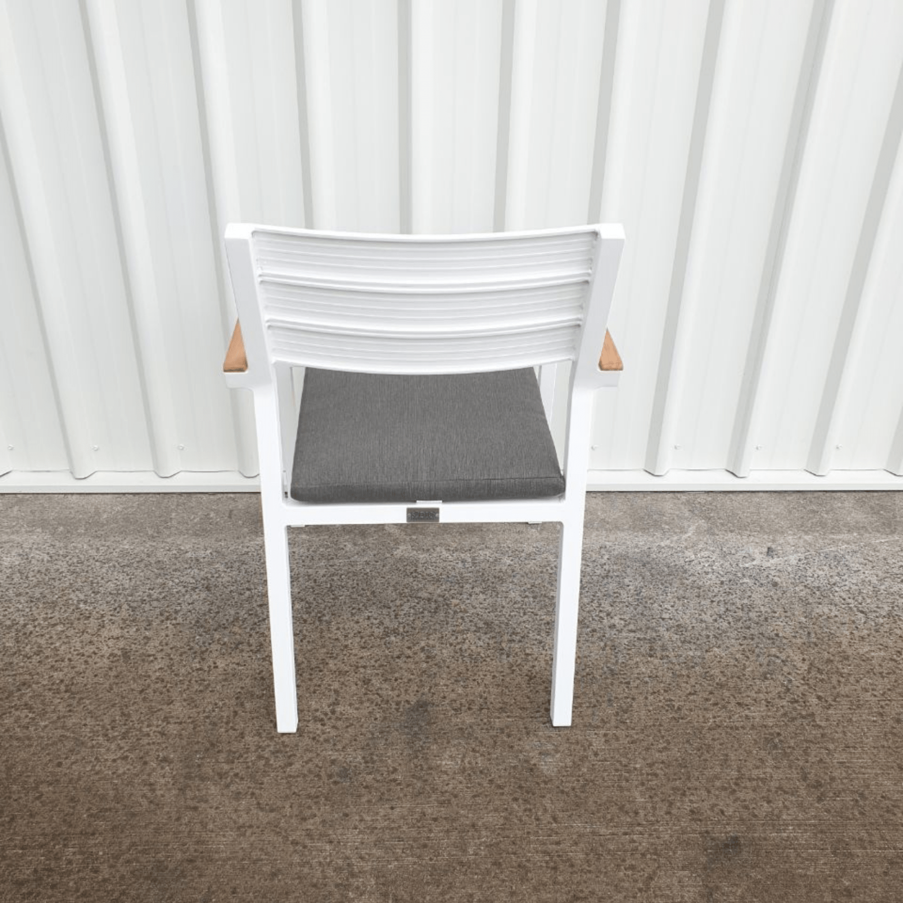 Essex outdoor dining chair - white - Lume Outdoor Living