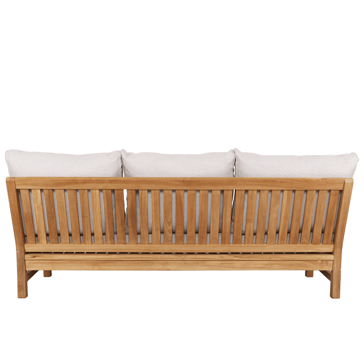 Fiji Modular 3-seater Lounge Chair - Teak/Wheat - Lume Outdoor Living