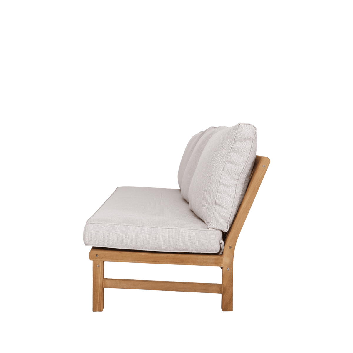 Fiji Modular 3-seater Lounge Chair - Teak/Wheat - Lume Outdoor Living