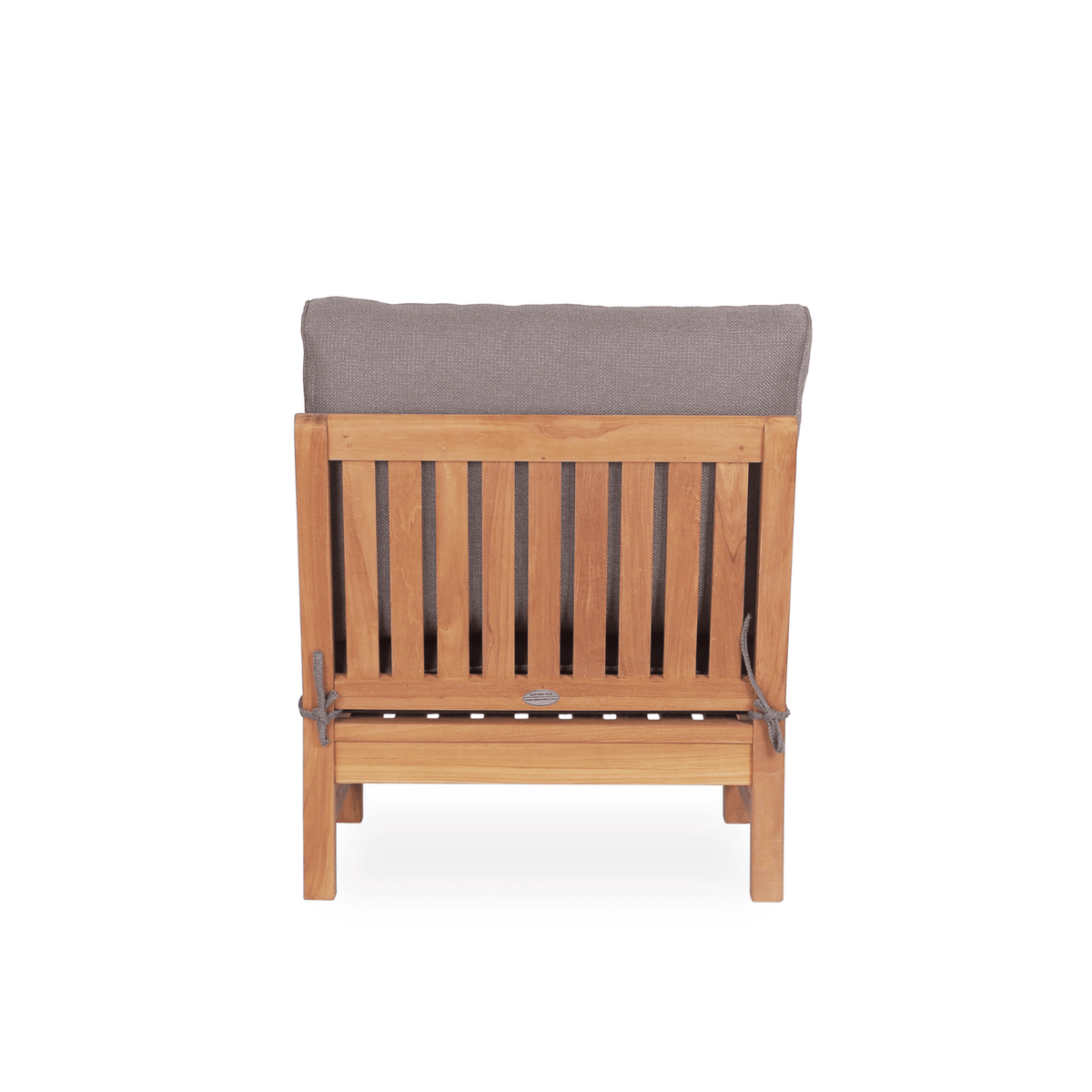 Fiji Modular 5pce Corner Lounge Setting with 2-seater - Teak/Dove - Lume Outdoor Living