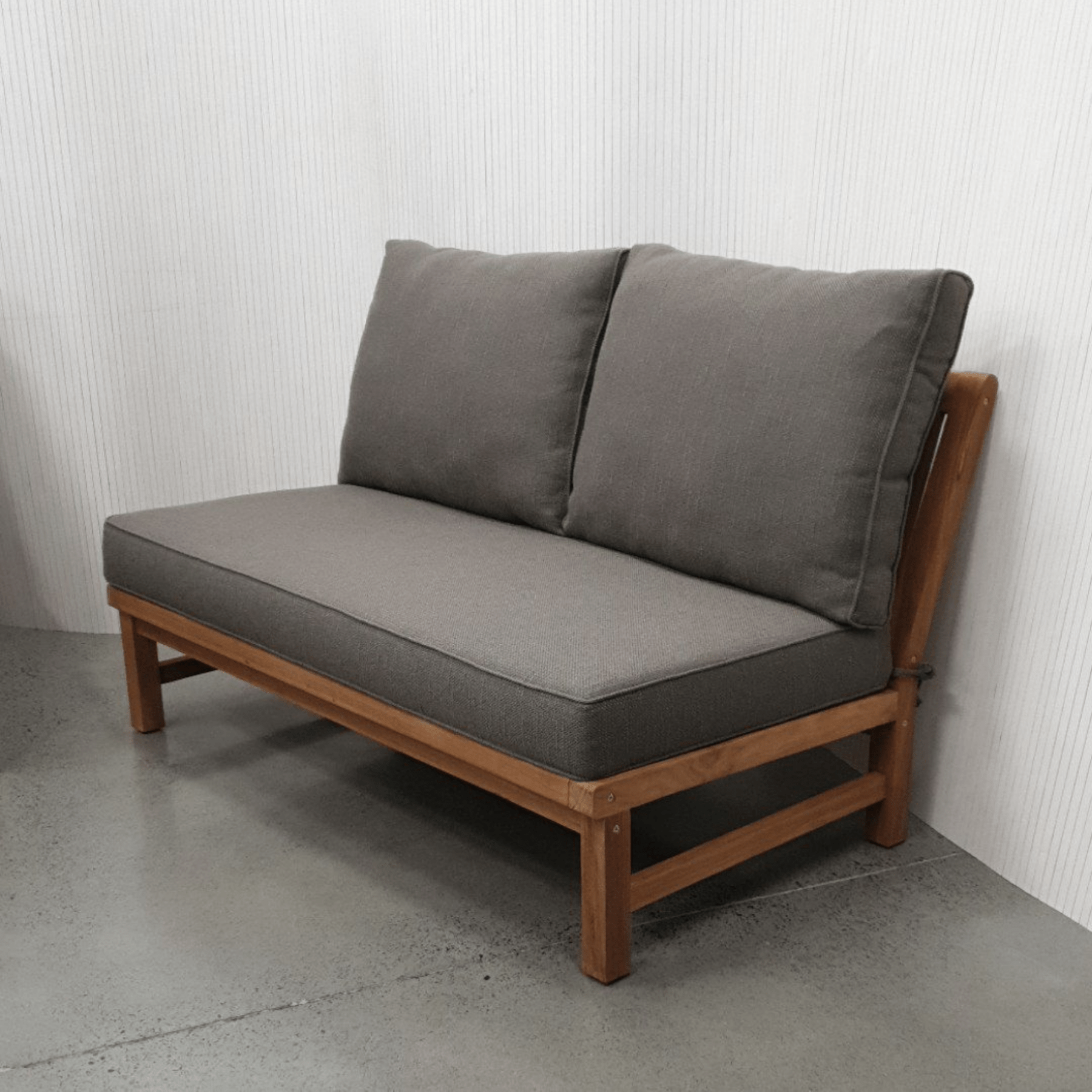 Fiji teak double lounge chair - Lume Outdoor Living