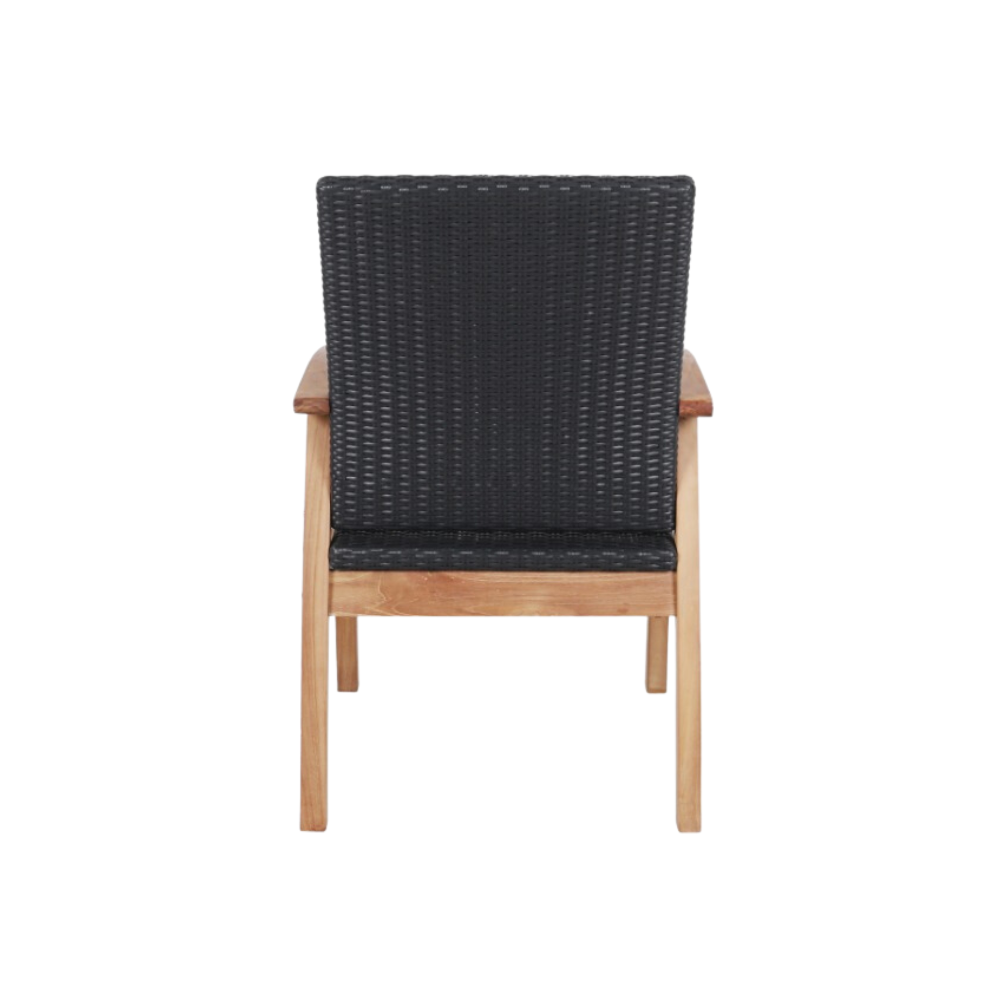 Flinders teak and wicker outdoor dining chair - 3 wicker options