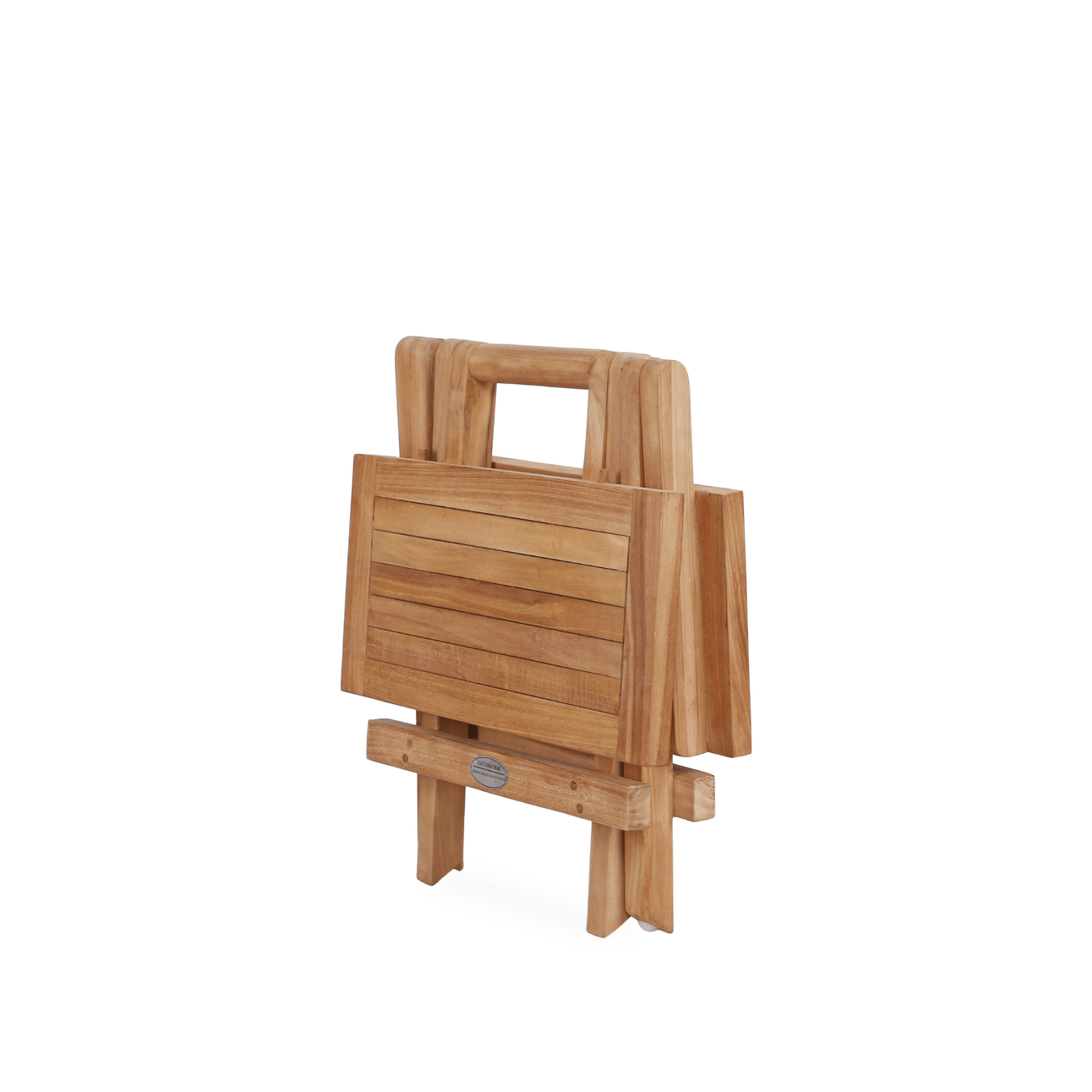 Folding teak picnic side table - Lume Outdoor Living