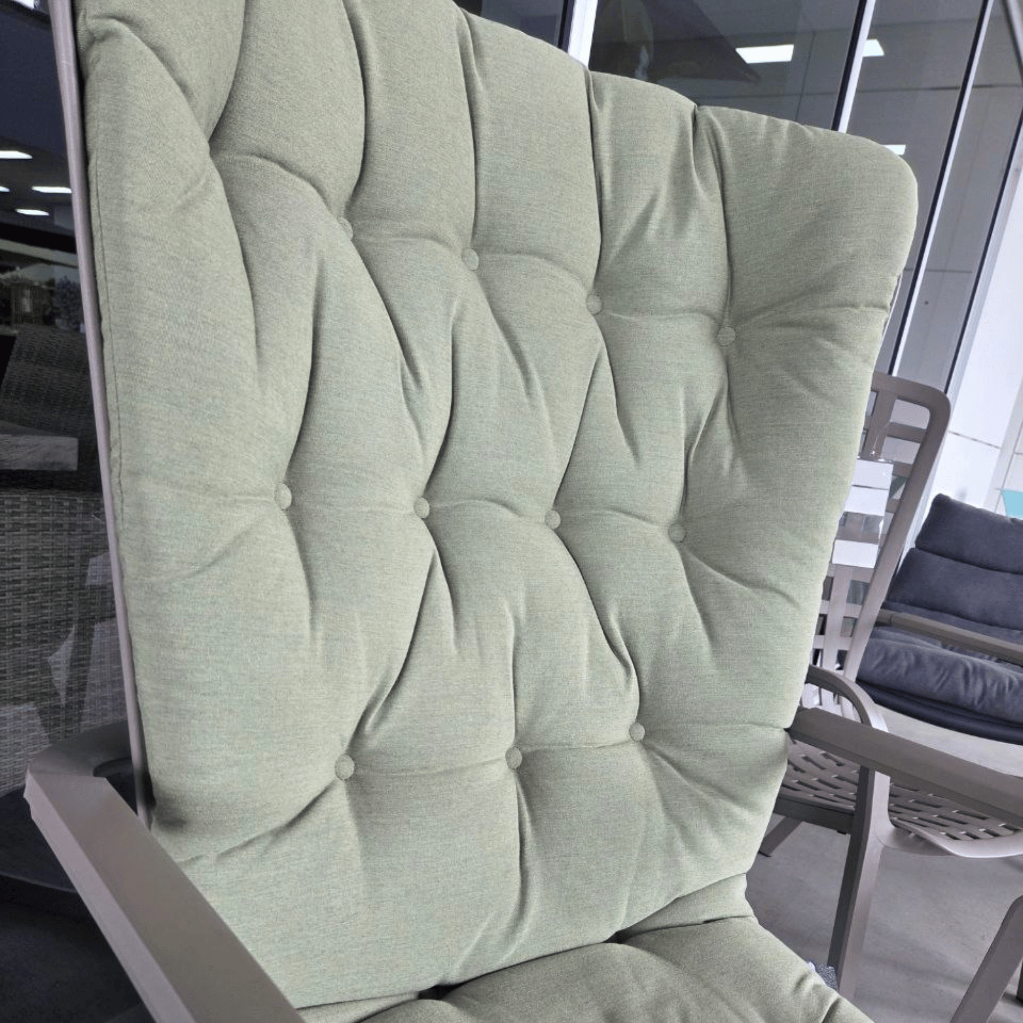 Folio High-back Recliner Chair with Cushion by Nardi - Tortora