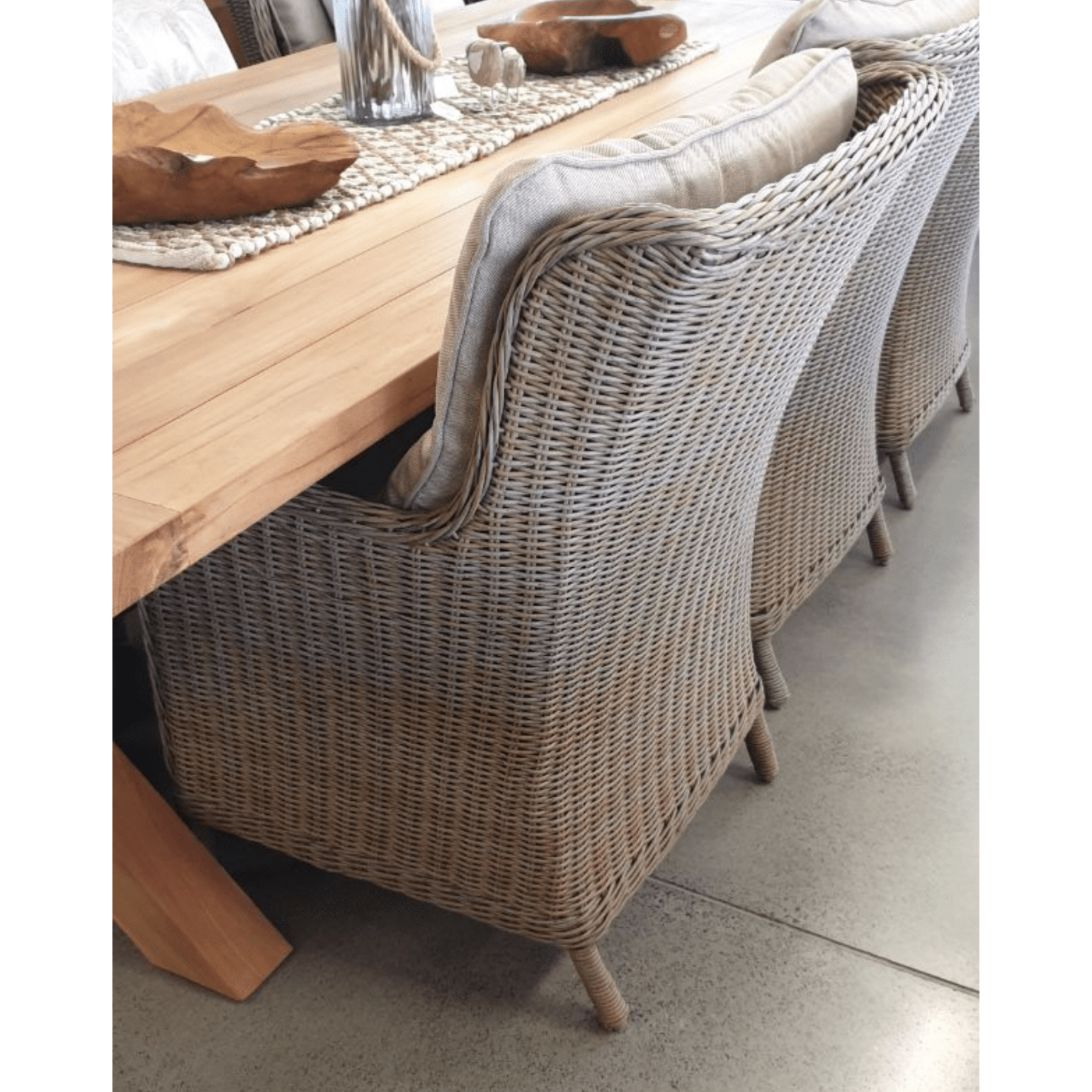 Foundation wicker outdoor dining chair - Lume Outdoor Living