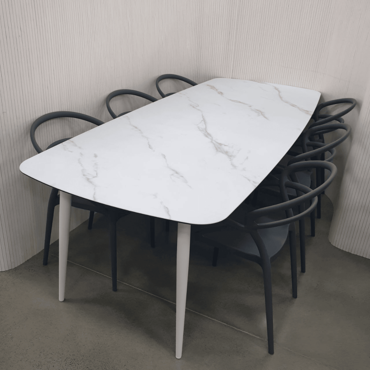 Freedom & Mila 243x100cm 7pce Dining Setting - Lume Outdoor Living