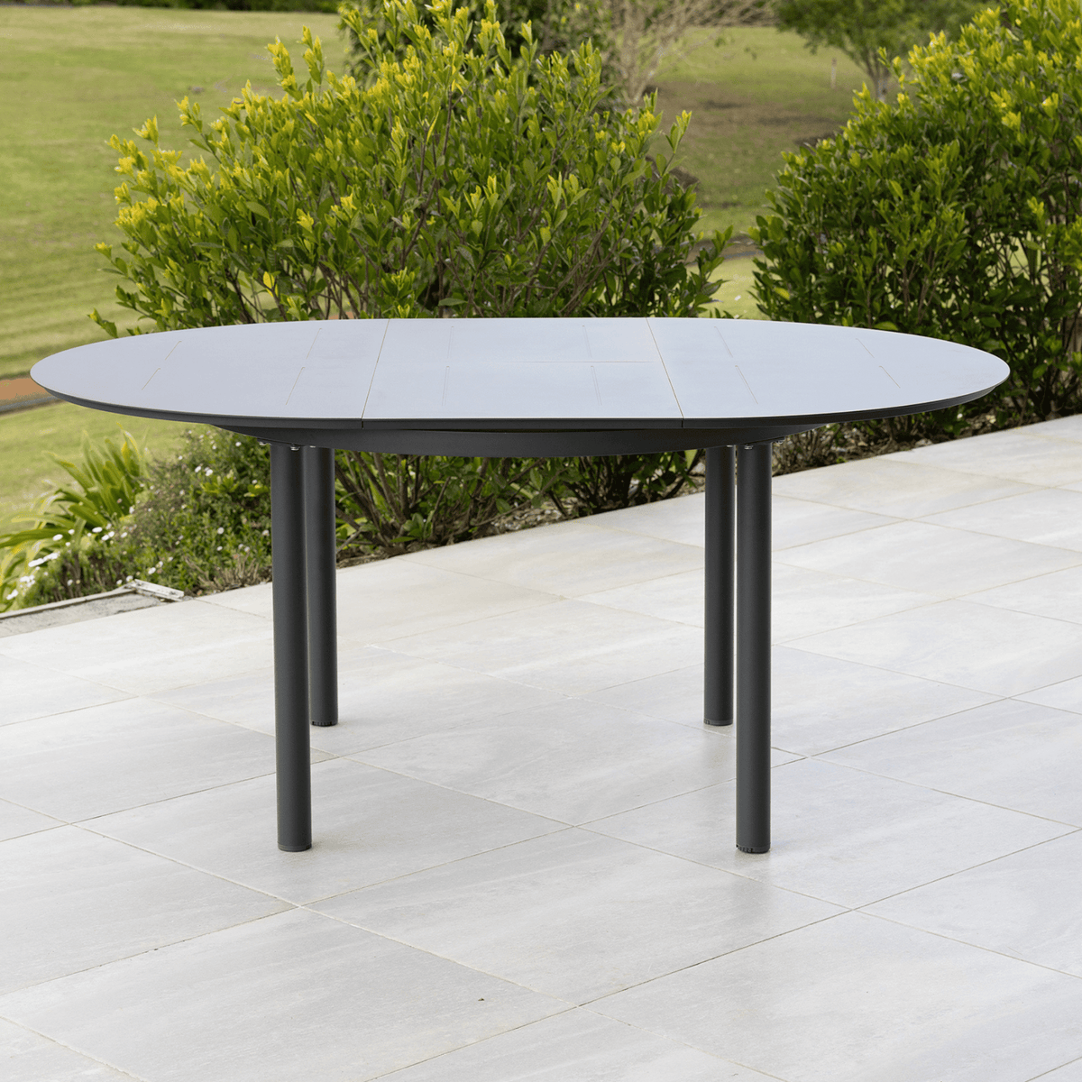 Globe Extendable & Florida 120cm Round to 170x120cm Oval 7pce Dining Setting - Lume Outdoor Living