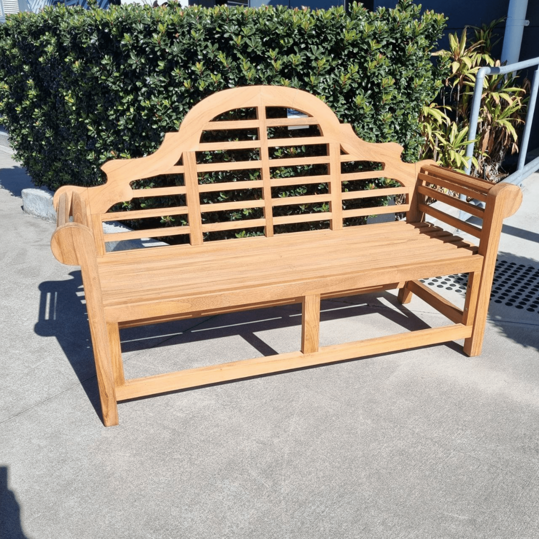 Grand Cayman 150cm Teak Garden Bench - Lume Outdoor Living