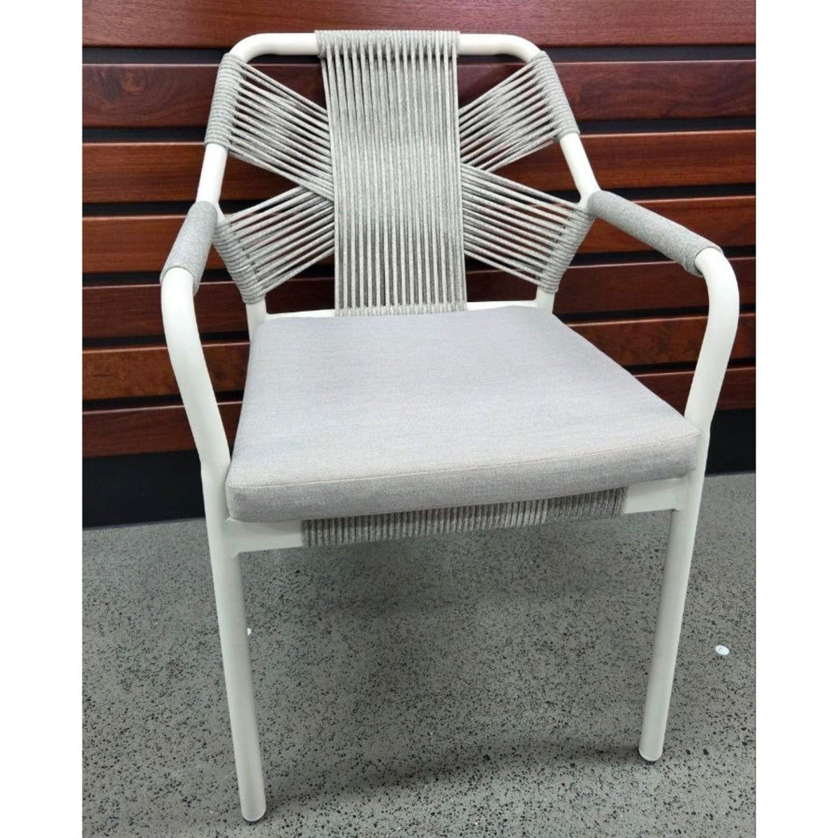 Havana Dining Chair - Pearly-White - Lume Outdoor Living