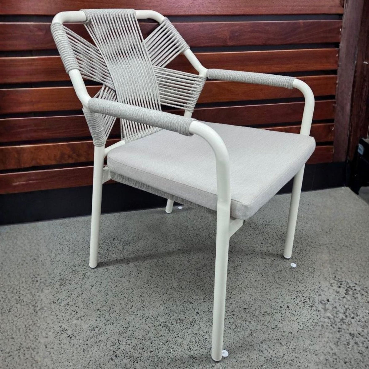 Havana Dining Chair - Pearly-White - Lume Outdoor Living