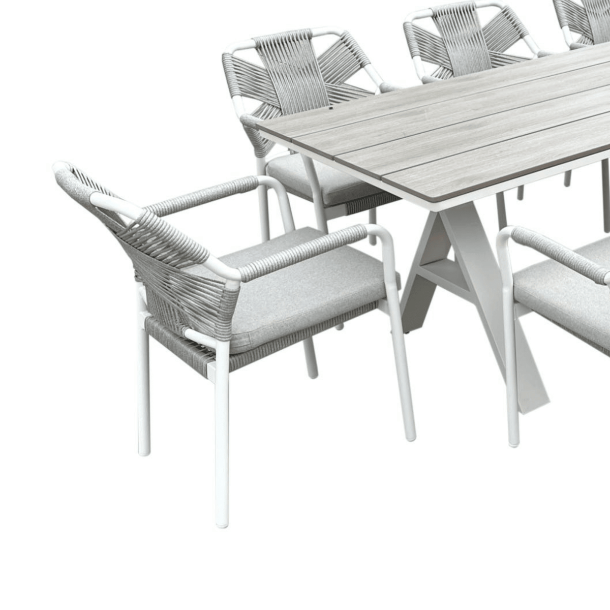 Havana Dining Chair - Pearly-White - Lume Outdoor Living
