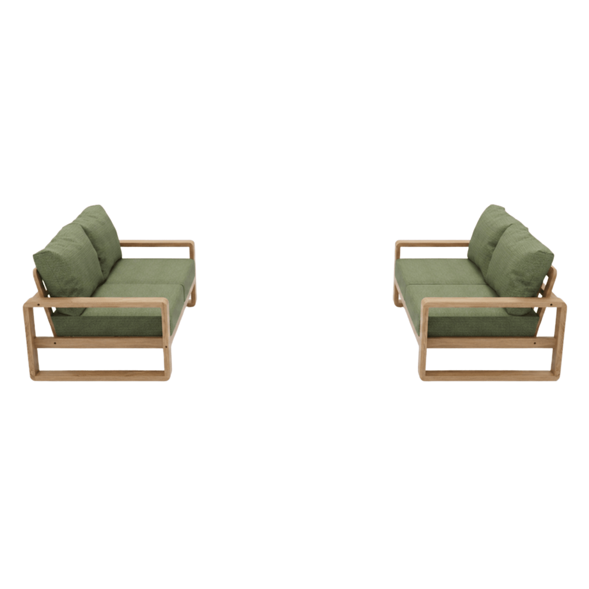 Honolulu 2pce Lounge Setting with 2x 2-seaters - Fontanelle 071 - Lume Outdoor Living