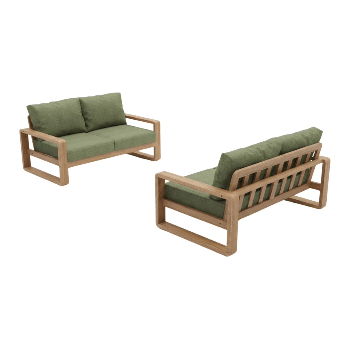 Honolulu 2pce Lounge Setting with 2x 2-seaters - Fontanelle 071 - Lume Outdoor Living