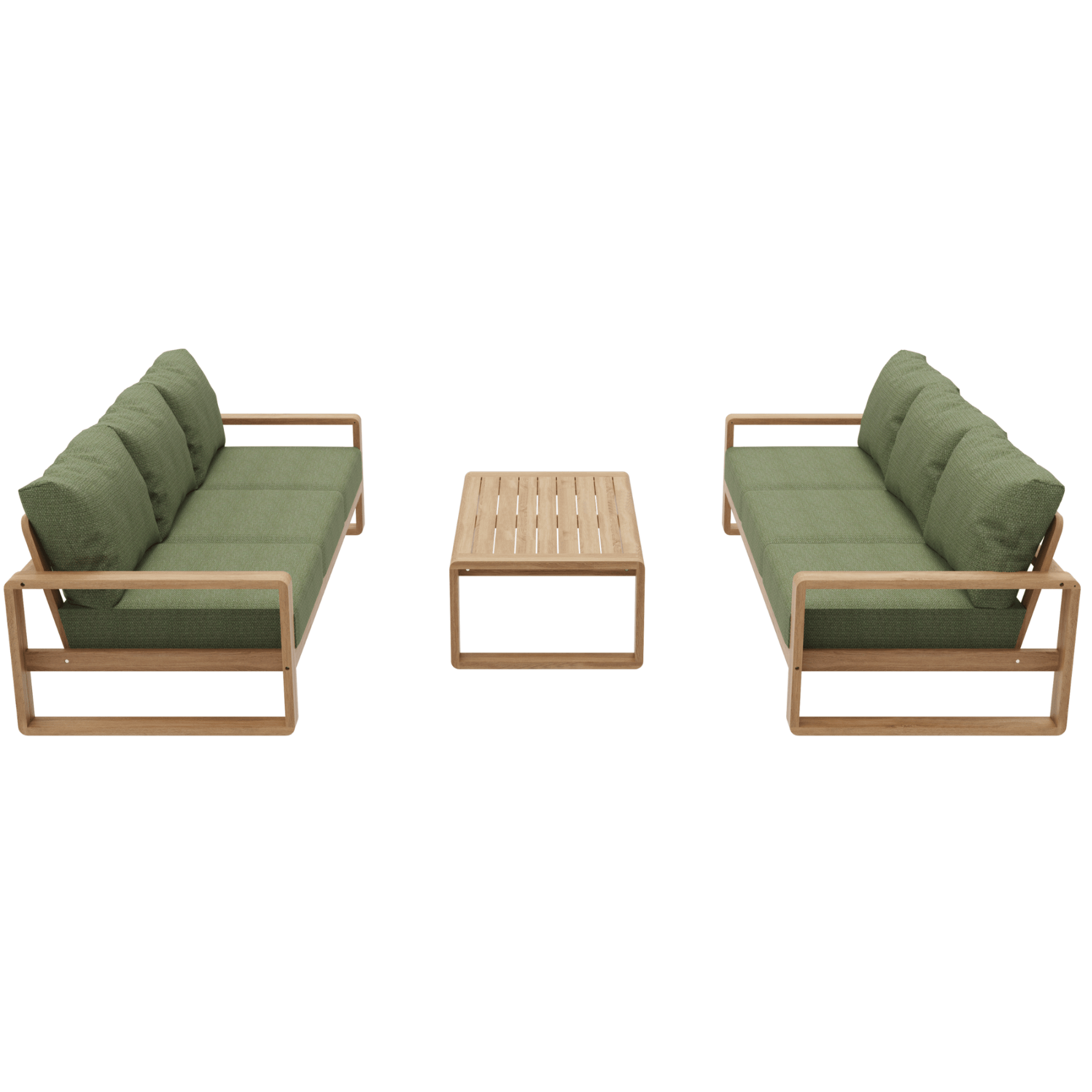 Honolulu 3piece Outdoor Lounge Setting with three - seater - Lume Outdoor Living