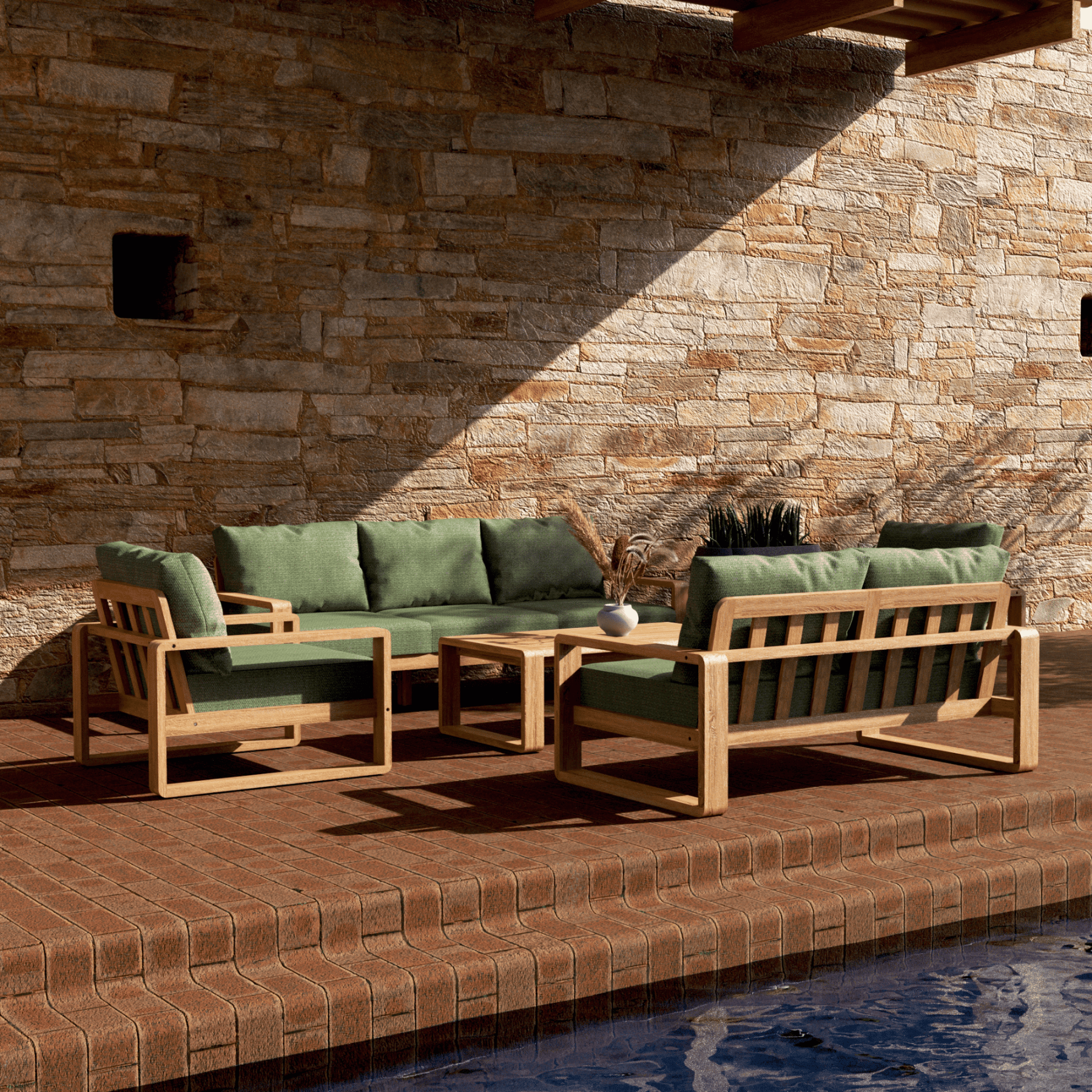 Honolulu 5piece Outdoor Lounge Setting - Lume Outdoor Living