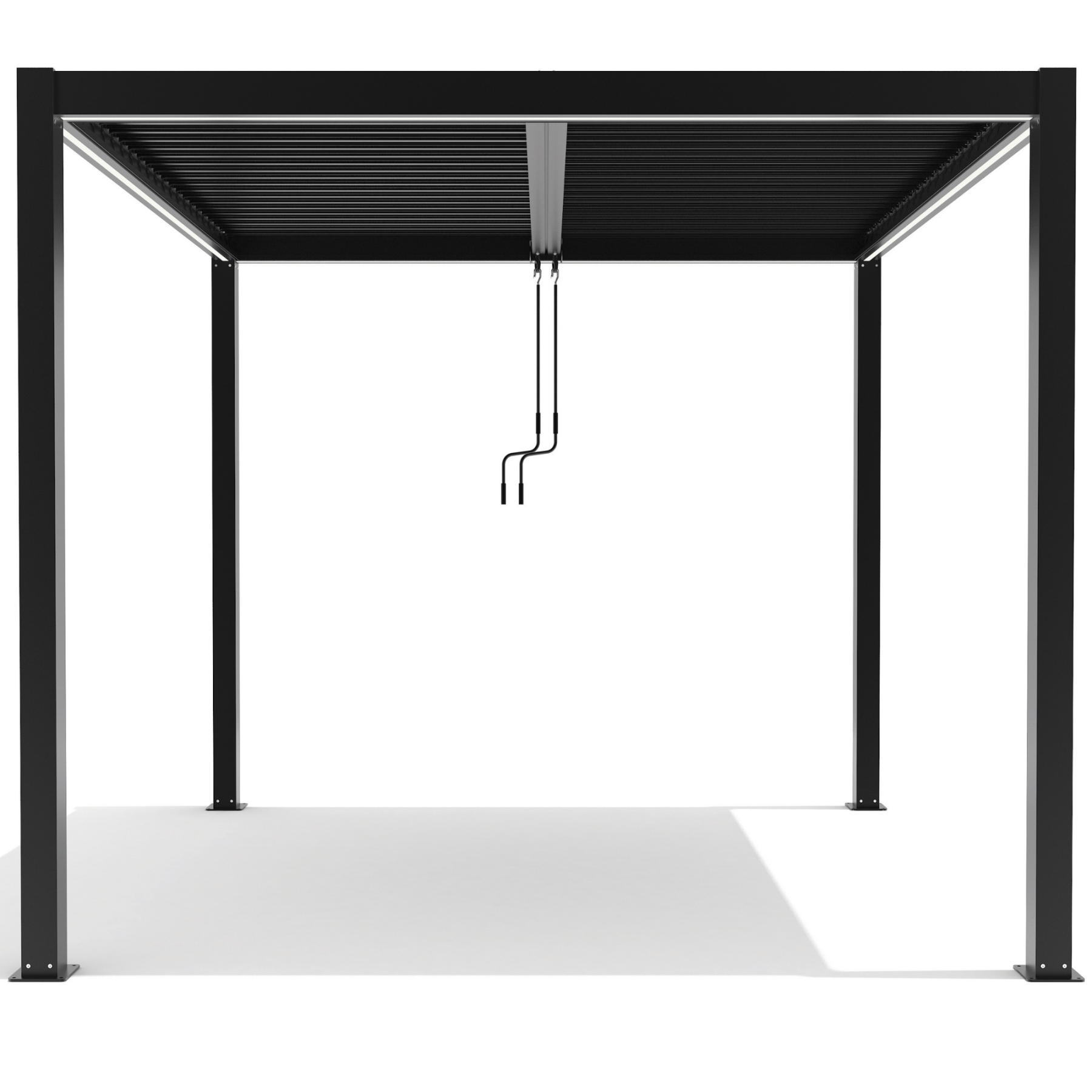 Kayden Semi Permanent Aluminium Pergola - 2 colour options - Lume Outdoor Living