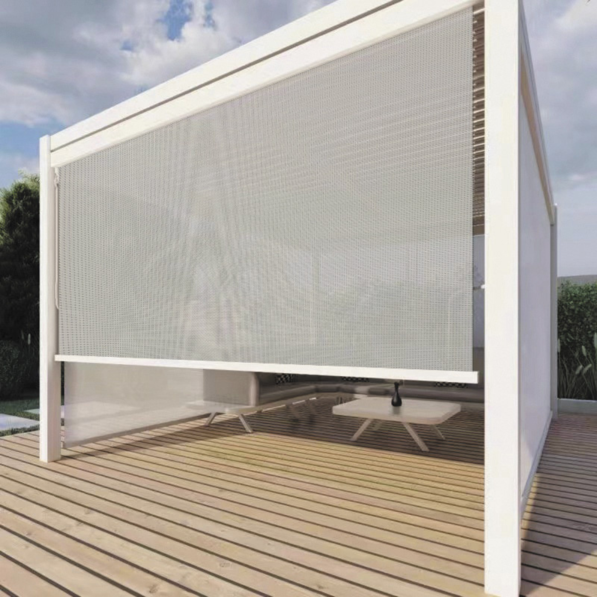 Kayden Semi Permanent Aluminium Pergola - 2 colour options