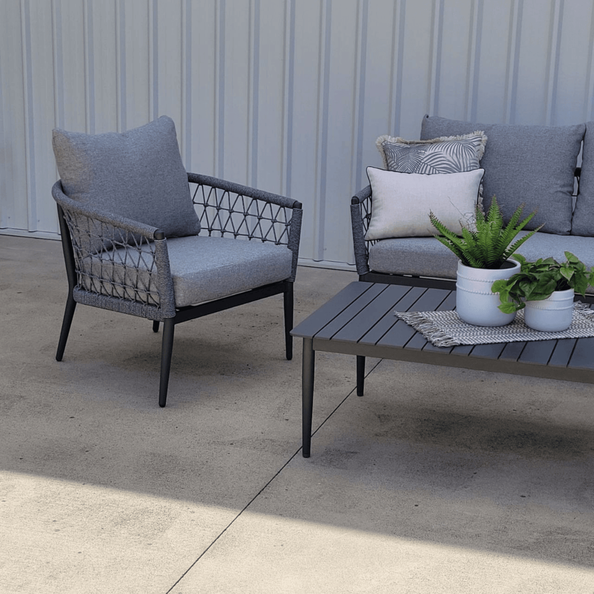 Kinsley 4pce Lounge Setting - Lume Outdoor Living